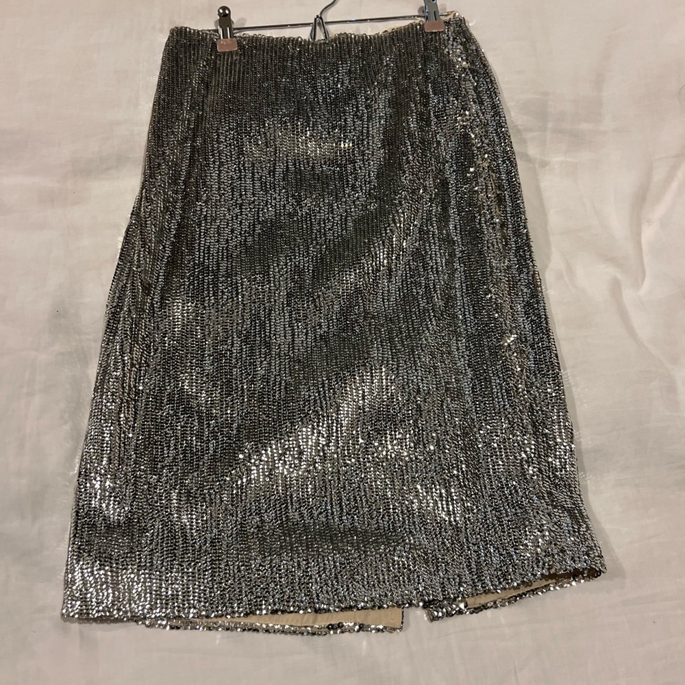 JCrew midi sequins skirt